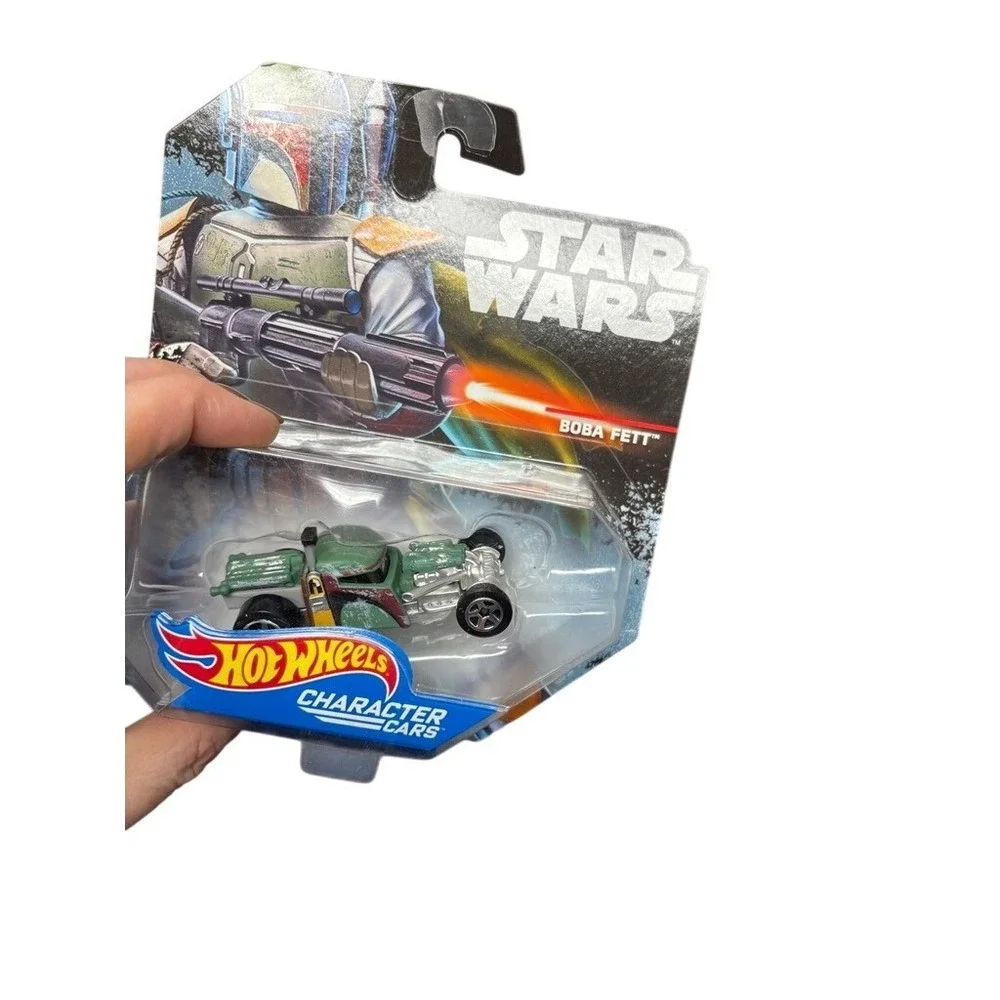 Hot Wheels Star Wars Character Cars Lot 6 Darth Vader Boba Fett Stormtrooper R2D